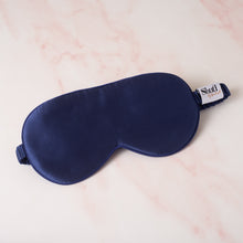 Load image into Gallery viewer, Silk Eye Mask - Midnight Blue
