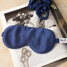 Load image into Gallery viewer, Silk Eye Mask - Midnight Blue
