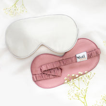 Load image into Gallery viewer, Silk Eye Mask - Misty Silver
