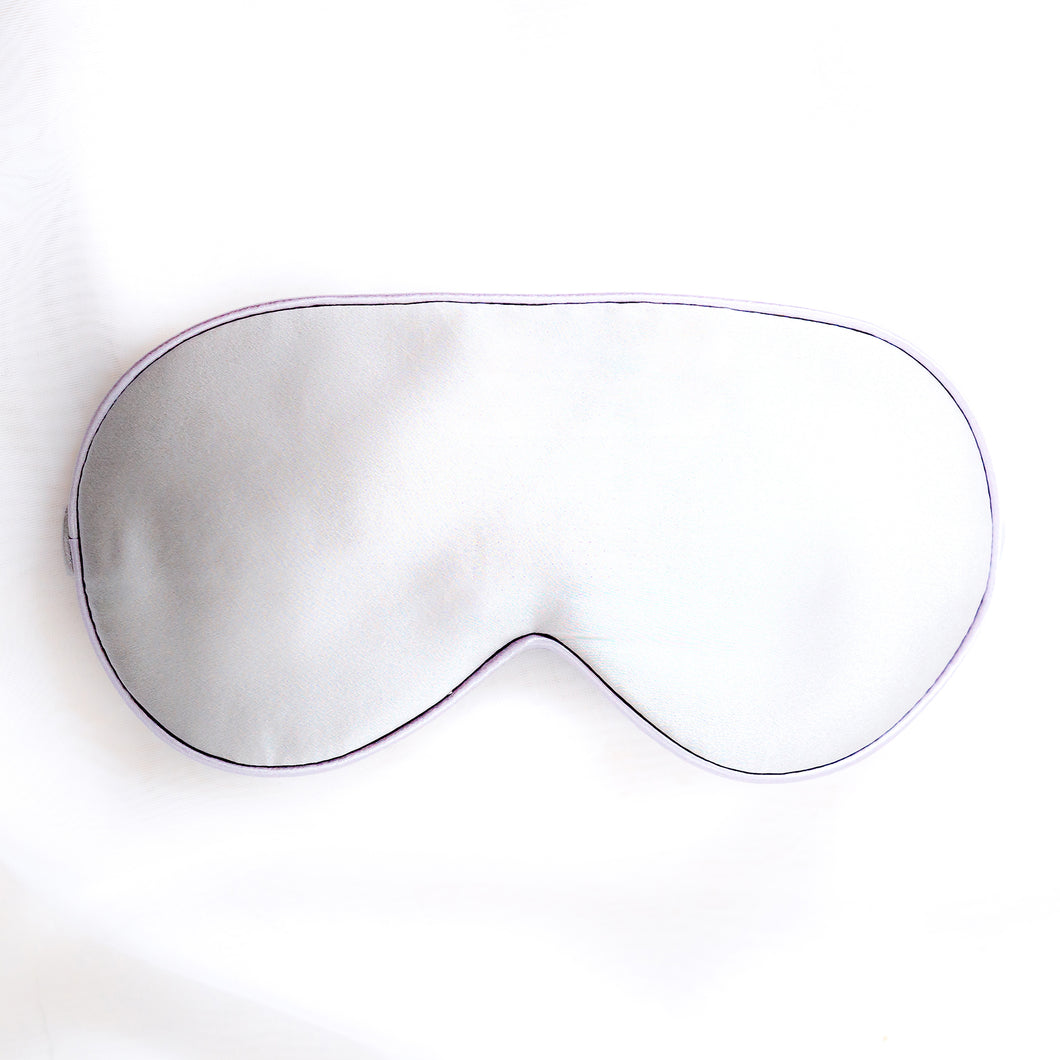 Silk Eye Mask - Misty Silver