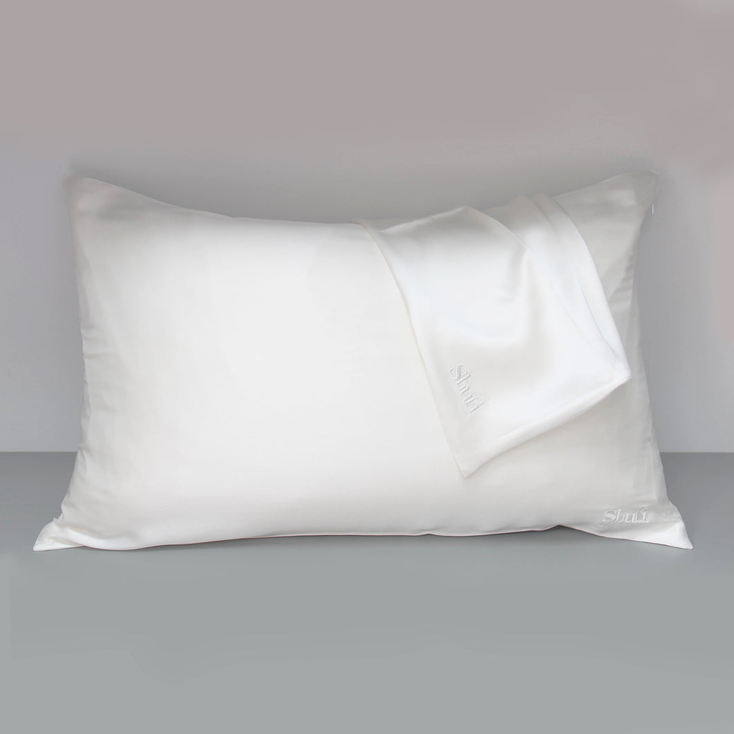 Silk Pillowcase - Dreamy White
